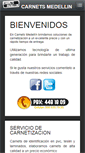 Mobile Screenshot of carnetsmedellin.com